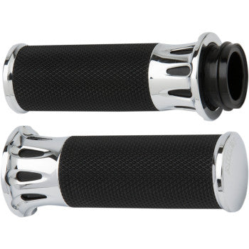 ARLEN NESS 0630-1035 07-318 Fusion Deep Cut Grips - TBW - Chrome