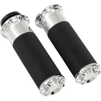 ARLEN NESS 0630-1160 07-328 Beveled Grips - TBW - Chrome
