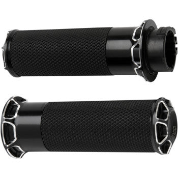 ARLEN NESS 0630-1161 07-329 Beveled Grips - TBW - Black