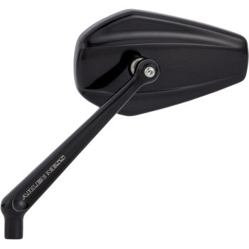 ARLEN NESS 0640-1392 13-156 Mini Stocker Forged Mirror - Side View - Hexagon - Black - Left
