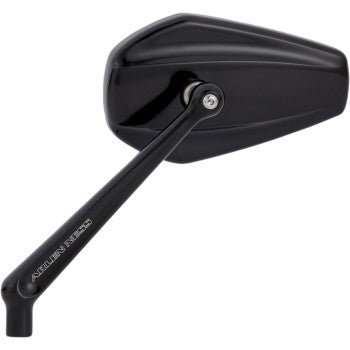 ARLEN NESS 0640-1394 13-158 Mini Stocker Forged Mirror - Side View - Hexagon - Black - Right