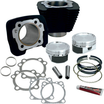 S&S CYCLE 0903-0945 910-0687 1200cc Conversion Kit for XL883 - XL883 - Wrinkle Black