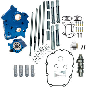 S&S CYCLE 0925-1691 310-0999C Cam Chest Kit for M8 - Water Cooled - Chain Drive - 465 Cam - Chrome Pushrod Tubes - M8
