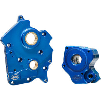 S&S CYCLE 0932-0250 310-0997B Oil Pump and Cam Support Plate Kit - Twin Cooled™ Engines - M8
