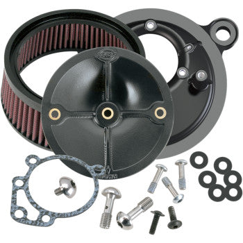 S&S CYCLE 1010-1078 170-0058 Super Stock™ Stealth Air Cleaner Kit - Black