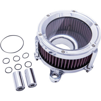 TRASK 1010-2047 TM-1020CH Assault Charge High-Flow Air Cleaner - Chrome