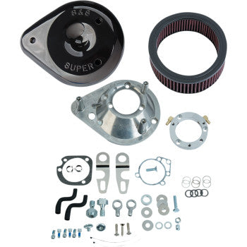 S&S CYCLE 1010-2755 170-0307E Teardrop Air Cleaner - Gloss Black