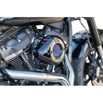 S&S CYCLE 1010-2962 170-0718A Air Stinger Stealth Air Cleaner Kit Air Stinger Stealth Air Cleaner Kit - Black