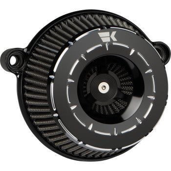 KHROME WERKS 1010-3165 250210 Instigator Air Cleaner - Tracer - Black - Twin Cam