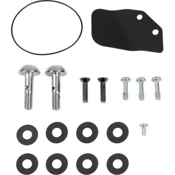 S&S CYCLE 1010-3175 170-0781 Stealth Teardrop Air Cleaner Kit - M8 - Lava Chrome