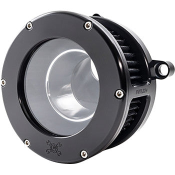 FEULING PARTS 1010-3339 5574 BA Air Cleaner Kit - Black/Clear with Black Filter - M8