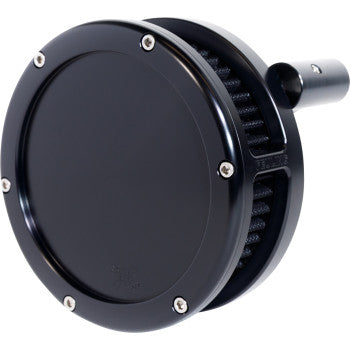 FEULING PARTS 1010-3450 5553-S BA Slim Air Cleaner Kit - Black - Black Filter - '08-'17 Twin Cam