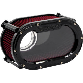 TRASK 1010-3463 TM-1033GBK Big Papi High-Flow Air Cleaner - Gloss Black - Gen 1 M8