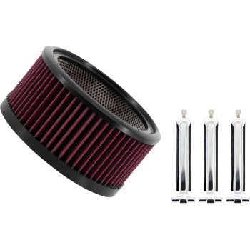 TRASK 1011-4661 TM-1020-BPCH Big Power Filter Kit - Chrome