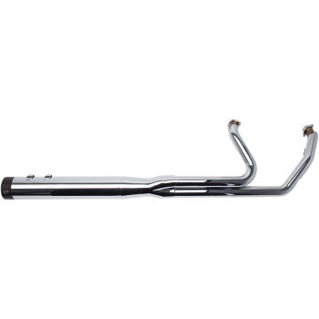 S&S CYCLE 1800-2270 550-0728 2 into 1 Sidewinder® Complete Exhaust System - FL - Chrome