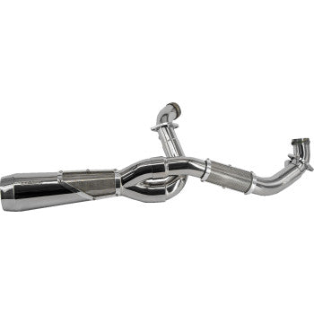 TRASK 1800-2496 TM-5110 2-into-1 Big Sexy Exhaust System - Brushed Stainless Steel