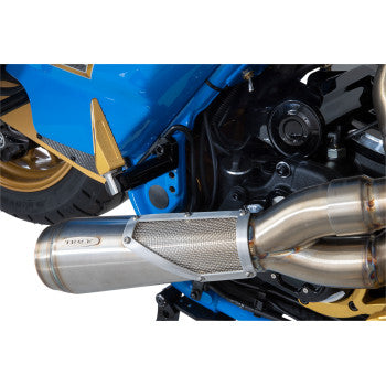 TRASK 1800-2496 TM-5110 2-into-1 Big Sexy Exhaust System - Brushed Stainless Steel