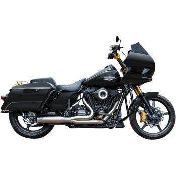 S&S CYCLE 1800-2686 550-11072-into-1 Qualifier Exhaust System - Race Only - Brushed Stainless