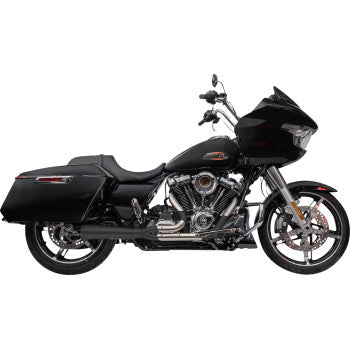 TRASK 1800-2783 TM-5011BK 2-into-1 Assault Exhaust System - Black - Touring M8