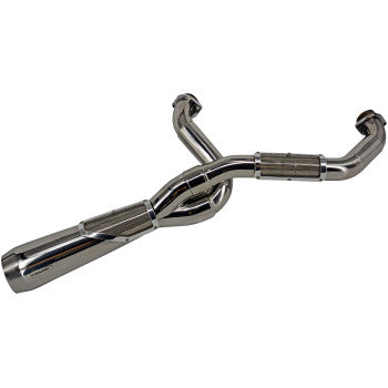 TRASK 1800-2794 TM-5132PO 2-into-1 Big Sexy Exhaust System - Stainless - M8 Softail