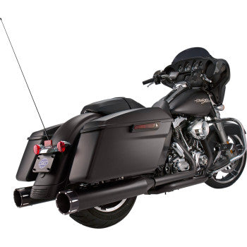 S&S CYCLE 1801-0853 550-0625 4-1/2" MK45 Performance Mufflers - Black with Black Tracer