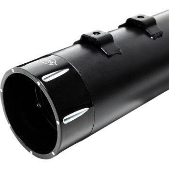 S&S CYCLE 1801-0853 550-0625 4-1/2" MK45 Performance Mufflers - Black with Black Tracer