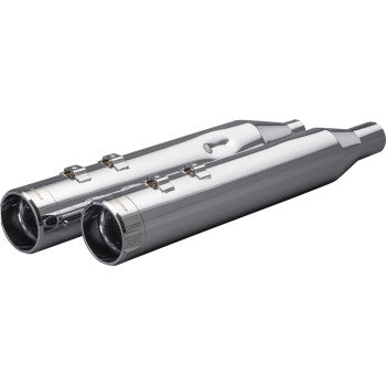 KHROME WERKS 1801-1771 202925 4-1/2" HP-Plus® Slip-On Mufflers - Chrome Klassic Tip
