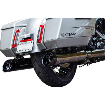 S&S CYCLE 1801-1810 550-1113 4-1/2" MK45 Performance Slip-On Mufflers - Lava Chrome - 50-State