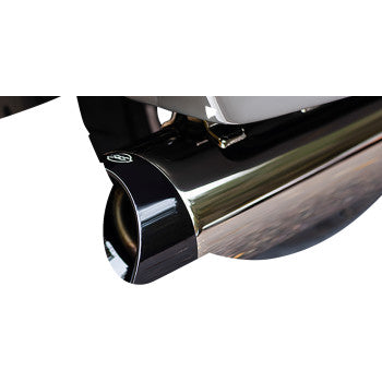 S&S CYCLE 1801-1810 550-1113 4-1/2" MK45 Performance Slip-On Mufflers - Lava Chrome - 50-State