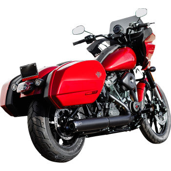 S&S CYCLE 1801-1845 550-1159 Grand National Slip-On Muffler - 50 State - 4" Black - M8 Softail