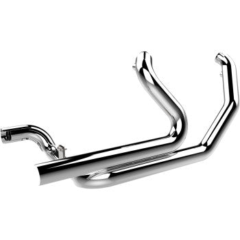 KHROME WERKS 1802-0327 200670 Aggressor 2-into-2 Crossover Headers with Heat Shields - Chrome - FL