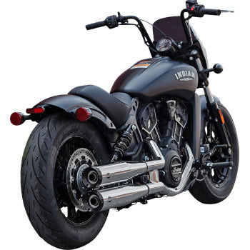 S&S CYCLE 1811-4517 4110-156 Grand National Slip-On Mufflers - Chrome - 50-State