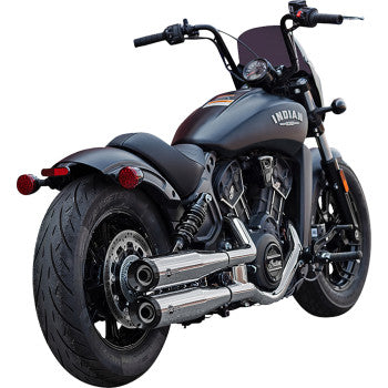 S&S CYCLE 1811-4518 4110-156-R Grand National Slip-On Mufflers Grand - Chrome - Race Only