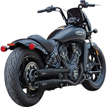 S&S CYCLE 1811-4519 4110-266 Grand National Slip-On Mufflers - Black - 50-State