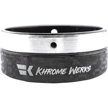 KHROME WERKS 1860-2574 200881P Billet-Tip Exhaust End Cap - Billet Cut Tip - Digital Camo - 4-1/2"