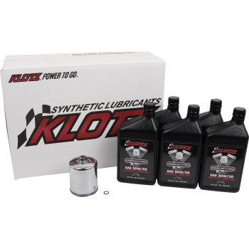 KLOTZ OIL 3601-0853 KH-107 Basic Oil Change Kit - '84-'99 Evolution Big Twin