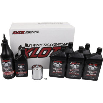 KLOTZ OIL 3601-0856 KH-110 Premium Oil Change Kit - Sportster