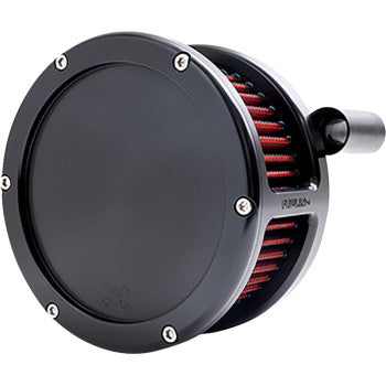 FEULING PARTS 1010-3309 5443 BA Air Cleaner Kit - Black with Red Filter - Twin Cam