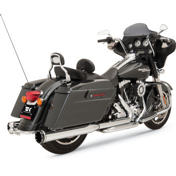 KHROME WERKS 1800-1959 200630 2-into-2 Dominator Exhaust System - Chrome - '09-'16 FL - With 4-1/2" Muffler