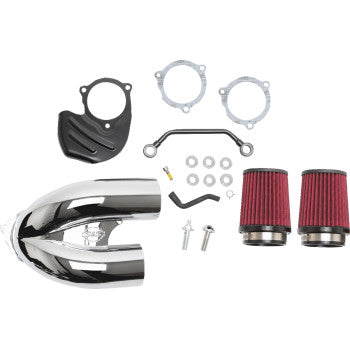 S&S 1010-2880 170-0566A Tuned Induction Air Cleaner Kit M8 17-23