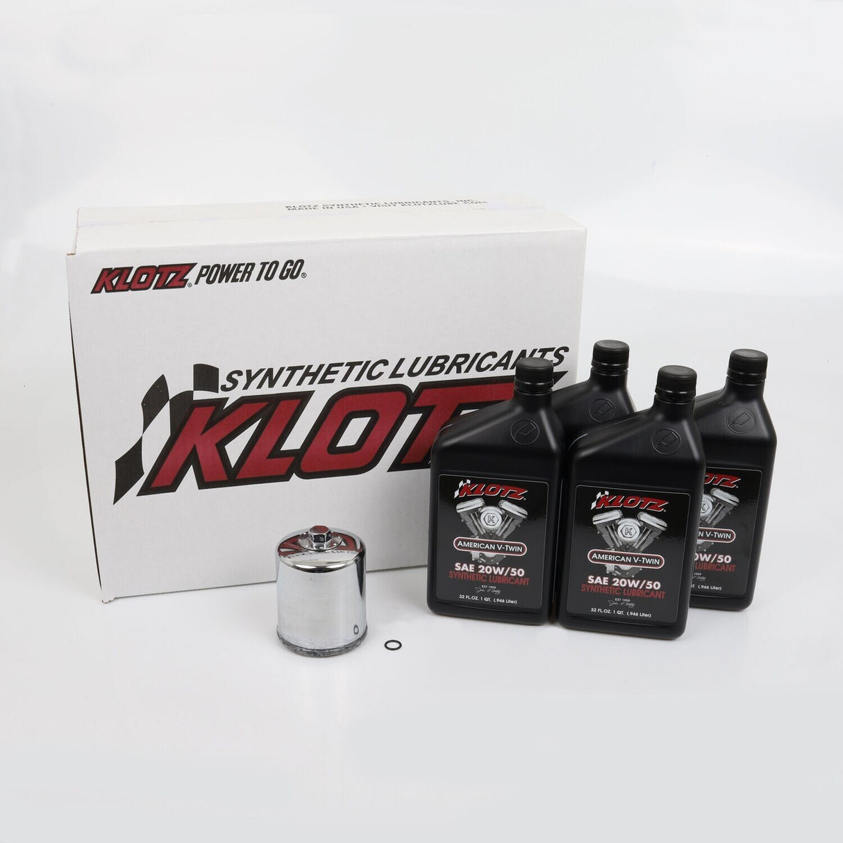 Synthetic Oil Change Kit 99-16 Twin Cam