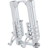 ARLEN NESS 0403-0176 120-012 Method No Flex Inverted Fork Legs - 49 mm - Chrome - For Custom Radial Mount Brake Caliper
