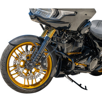 ARLEN NESS 0403-0184 120-023 Method No Flex Fork Legs - Black Anodized