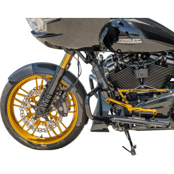 ARLEN NESS 0403-0184 120-023 Method No Flex Fork Legs - Black Anodized