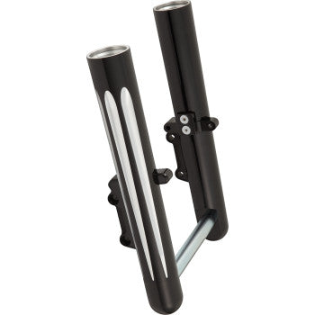 ARLEN NESS 0403-0189 40-530 Hot Legs Fork Legs - Black Anodized - Deep Cut - Dual Disc