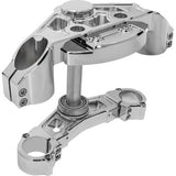 ARLEN NESS 0408-0443 130-008 Method® (+2”) Drop Triple Tree Kit - Chrome - + 2"