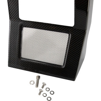 TRASK 0504-0427 TM-5903C Assault Armor Carbon Fiber Chin Spoiler Frame Cover - Air Cooled - FL