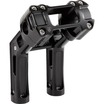 ARLEN NESS 0602-1655 520-066 Method Wayback Risers - 7" - Softail - Black