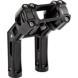 ARLEN NESS 0602-1655 520-066 Method Wayback Risers - 7" - Softail - Black
