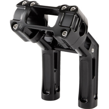 ARLEN NESS 0602-1655 520-066 Method Wayback Risers - 7" - Softail - Black